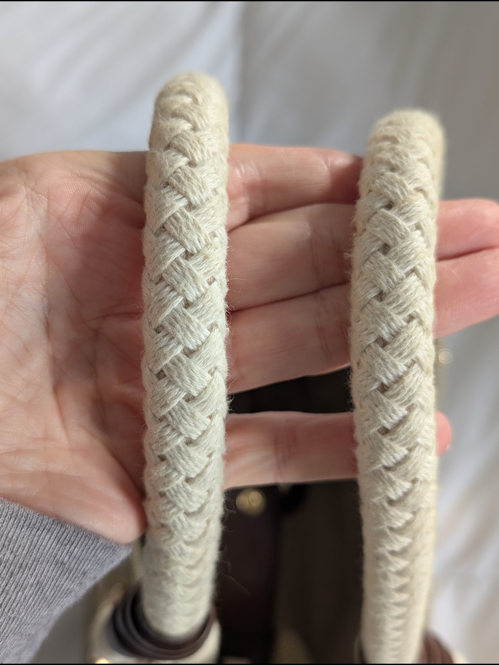 Michael Kors Gold Metallic Tote with Rope Handles - Picture 6 of 14